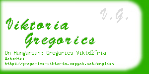 viktoria gregorics business card